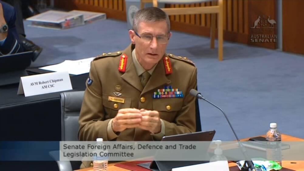 General Angus Campbell says Defence is not in a position to say if the upcoming book on special forces is a concern. Picture: Department of Parliamentary Services