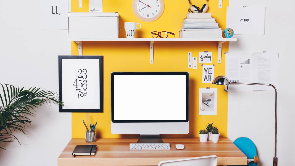 INSPIRE: A pop of colours can work wonders in a workspace. 