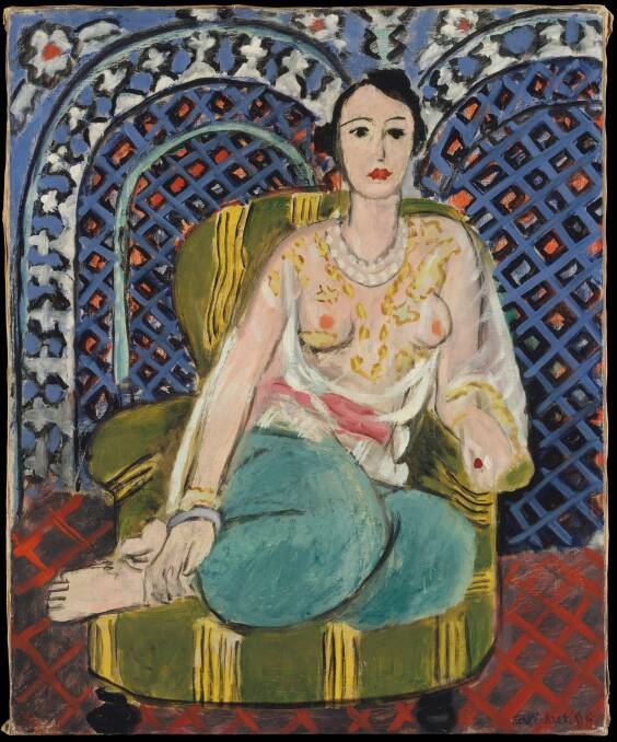 Seated odalisque, 1926, by Henri Matisse. Picture: Supplied