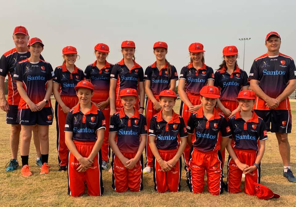 Learning experience: Central North coaches Peter Graham and Joe Cameron were very happy with how the under-13 girls performed at the inaugural under-13 Country Championships.