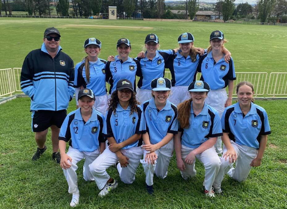Finals pitch: The North West girls cricket side will contest the final of the state carnival in Bathurst on Thursday. Photo: Supplied 
