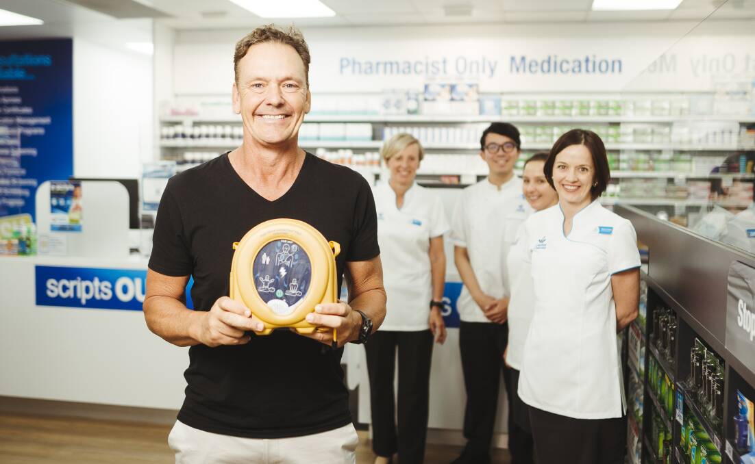 ENTREPRENEUR: Guy Leech has launched a successful defibrillator business, distributed in pharmacies, gyms and public places. Picture: Dion Georgopoulos