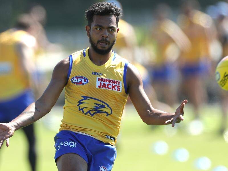 Midfielder Willie Rioli is closing in on a return to training with West Coast after a two-year ban.