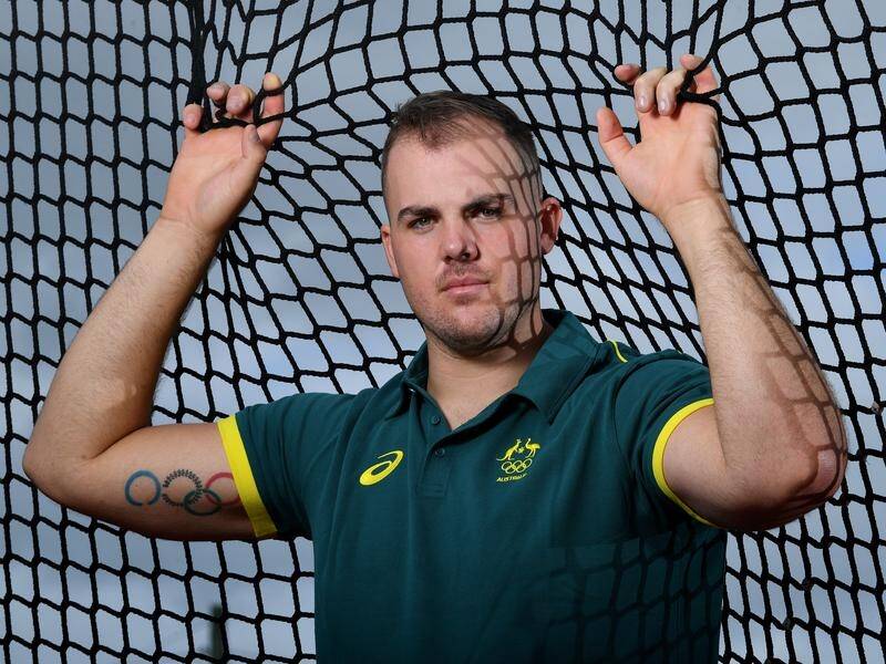 Discus star Matthew Denny is a noted big-event performer.