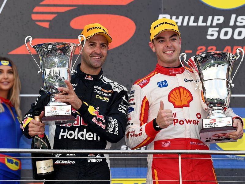 Jamie Whincup has applied the brakes on Scott McLaughlin's claims his Holden has a speed advantage.