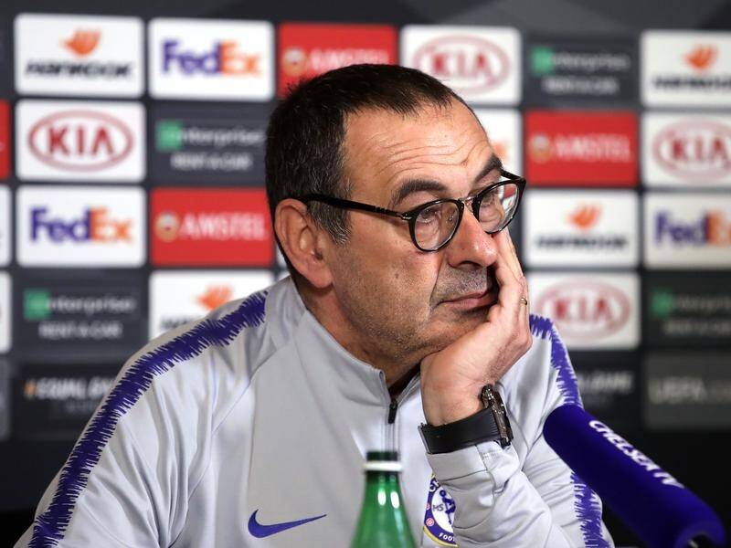 Chelsea manager Maurizio Sarri knows his job is on the line if he can't get his side to win.