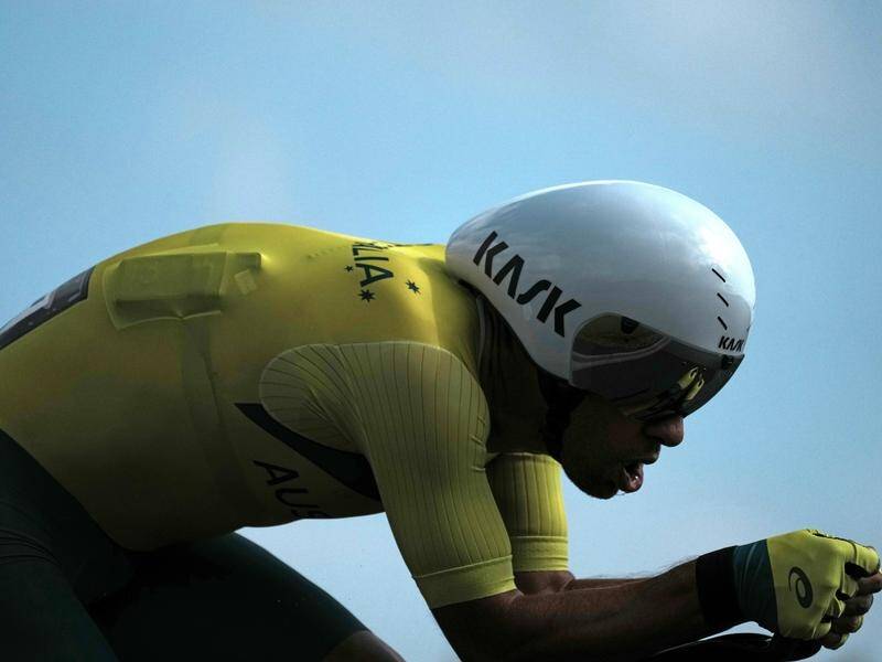 Richie Porte, here in action in the time trial, reckoned he had endured a "stinker".