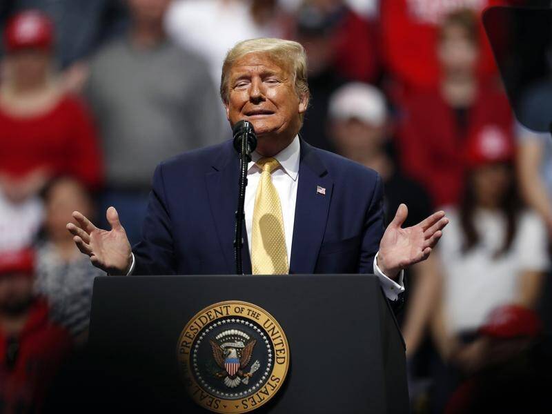 President Donald Trump exuded re-election confidence at a campaign rally in Colorado.