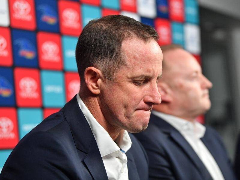 Don Pyke announced his resignation as Adelaide coach at a press conference on September 12.