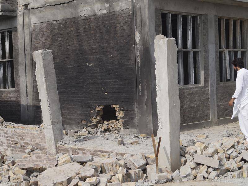 A school for girls in northwest Pakistan has been damaged in a bombing.