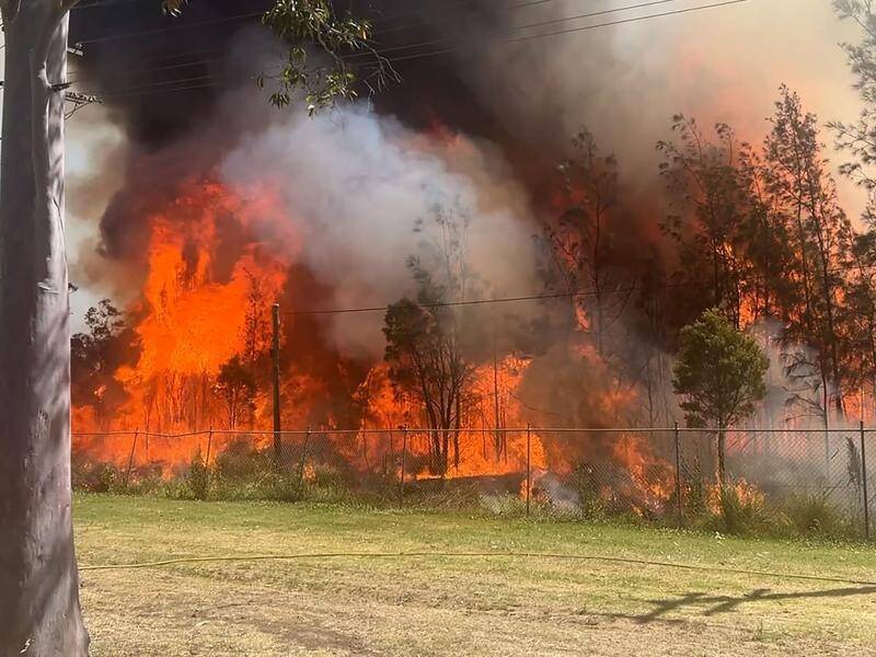 NSW has deployed more than 1000 fire service personnel as lightning strikes ignite further blazes. (HANDOUT/NSW FIRE AND RESCUE)