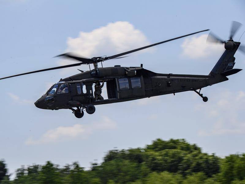 A Blackhawk helicopter has crashed in the Philippines, killing six people on board. (file photo)