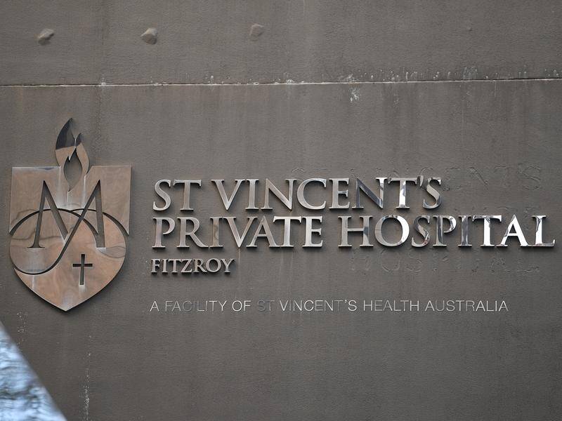 Annie O'Brien was rushed to St Vincent's Private Hospital where her baby was stillborn. (James Ross/AAP PHOTOS)