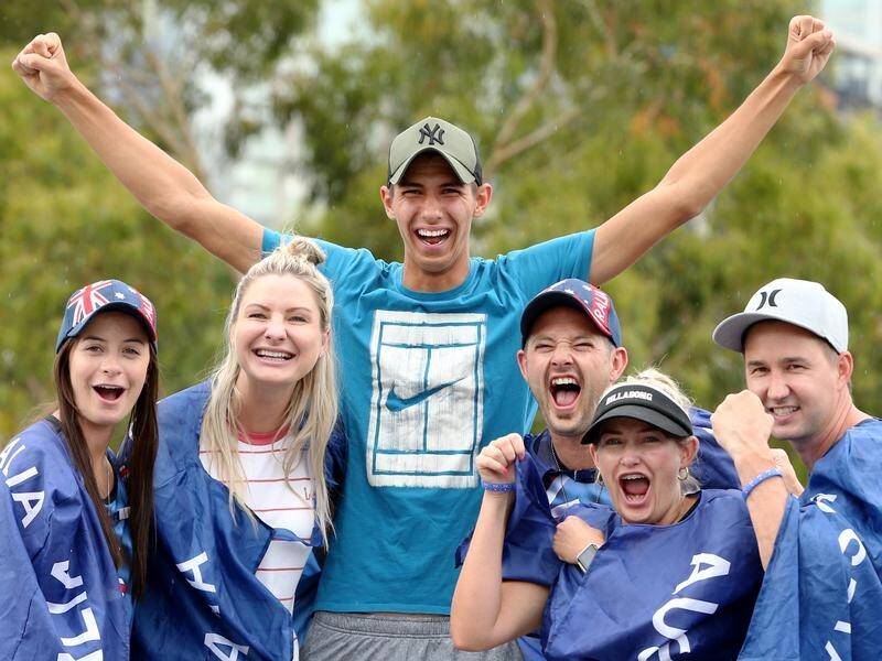 Teenage wildcard Alexei Popyrin is winning over home fans with his Australian Open charge.