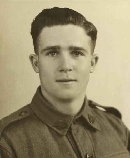 Private Kenneth Drew, who was a member of the Brunswick Salvation Army Band. Twenty-three members of the Salvation Army bands enlisted in 1940 and joined 2/22 Battalion band. Picture Australian War Memorial