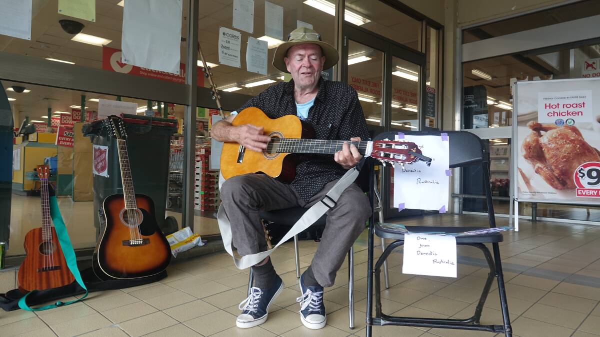 Michael O'Sullivan in Glen Innes. Less than two years ago, he was on his death bed under palliative care.