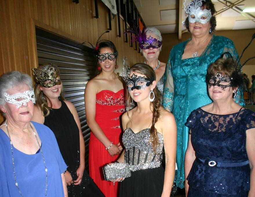 Mary Butler, Robyn Hillier, Keeley Mooney, Tyler Ash, Heather Wemmerslager, Evelyn Stockham and Leah Kernot took the runway for Sherelle's Fashion at the market fair. 