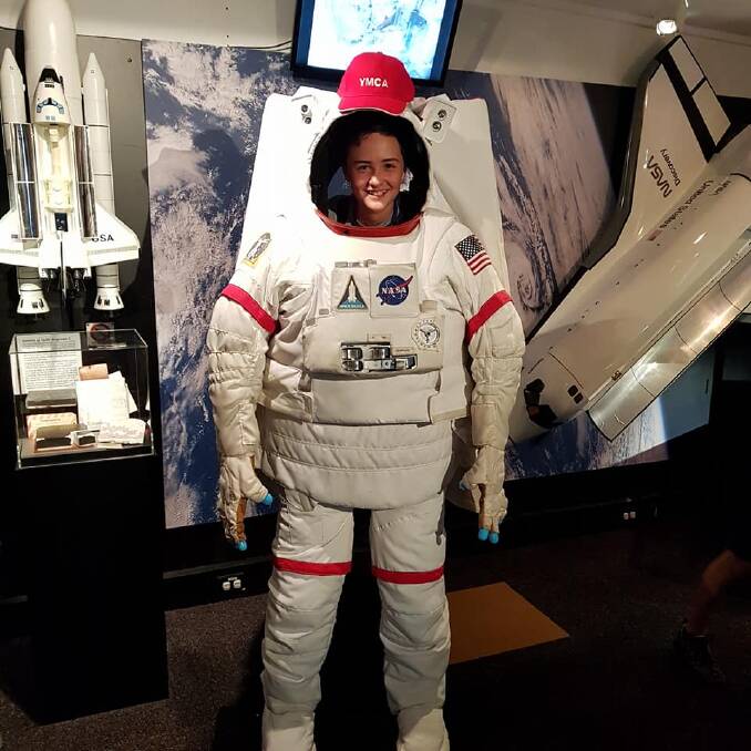 A science student gets a hands-on experience of space exploration.