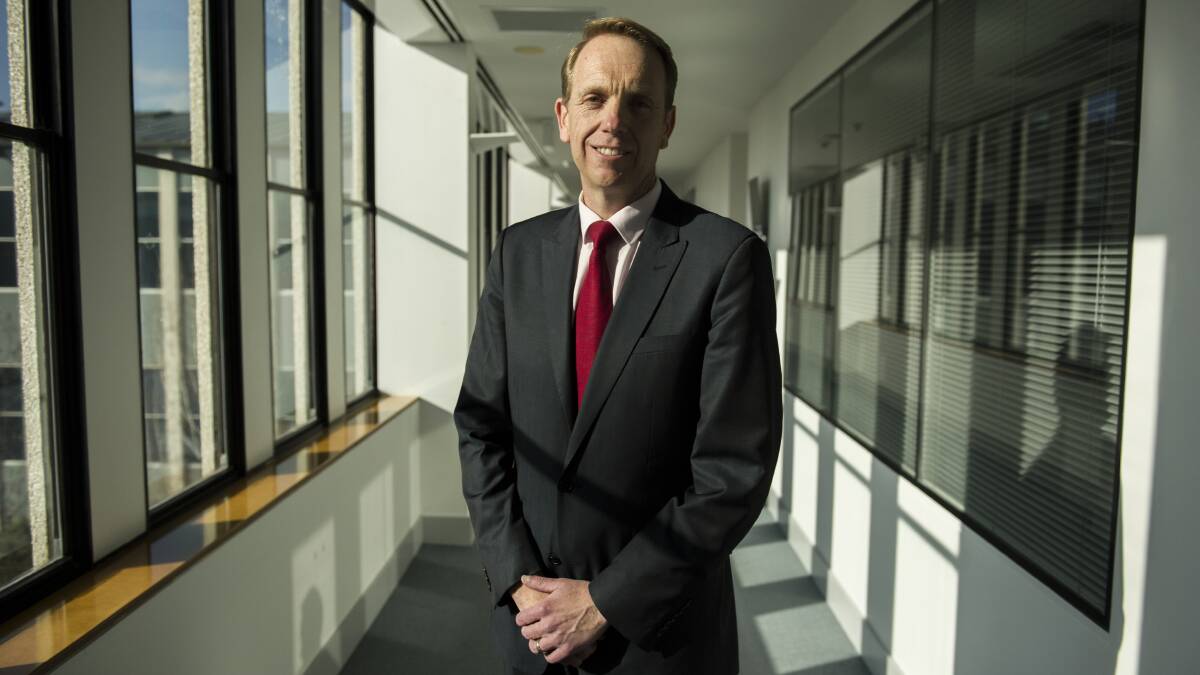 Former ACT deputy chief minister Simon Corbell is now chief executive of the Clean Energy Investor Group. Picture: Jay Cronan