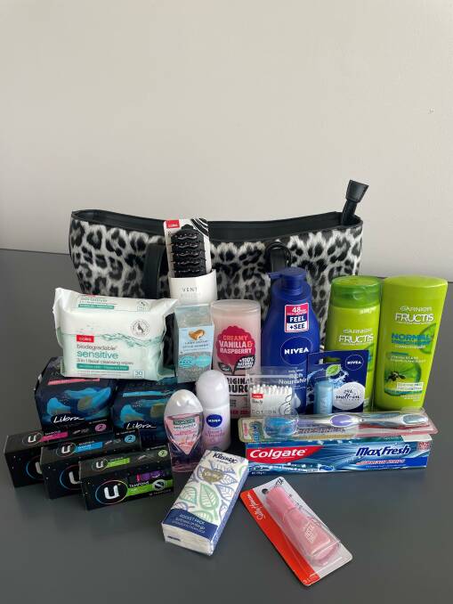 DONATE: Some of the items in the bags. Picture: SUPPLIED
